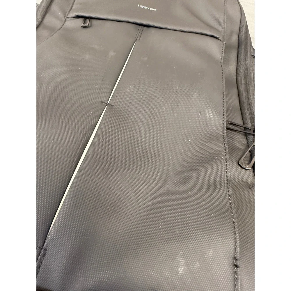 ReeYee Expandable 25L-40L Travel Backpack Black Laptop Bag Business Commute